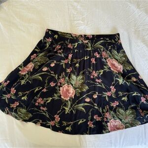Vero Moda Devora Skirt - Navy Floral